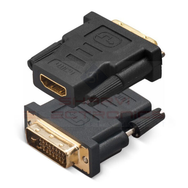 DVI Male Plug to HDMI Female (DVI to HDMI Converter) Adapter sharvielectronics.com