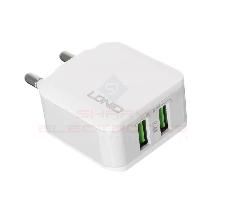 LDNIO 2 Port USB Charger Adapter sharvielectronics.com