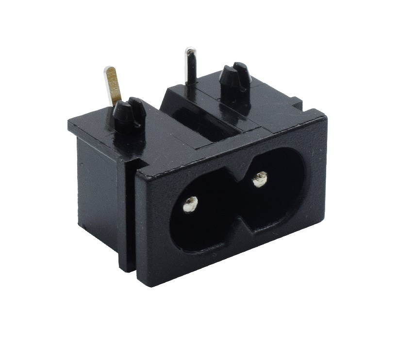 2 Pin AC Power Socket PCB Mount AC Power Connector