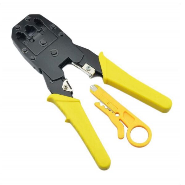 3 In 1 Modular Crimping Tool-RJ45 and RJ11 CAT5eCAT6 LAN Cutter with Cable Cutter sharvielectronics.com
