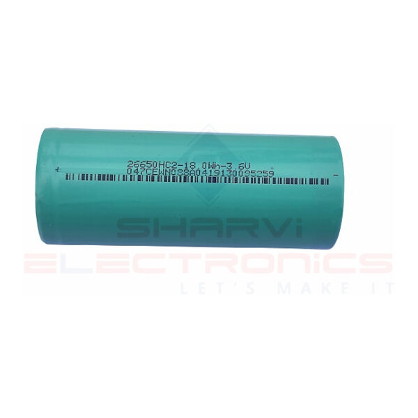 3.6V 5000mAh 26650 Lithium-ion Rechargeable battery__Sharvielectronics
