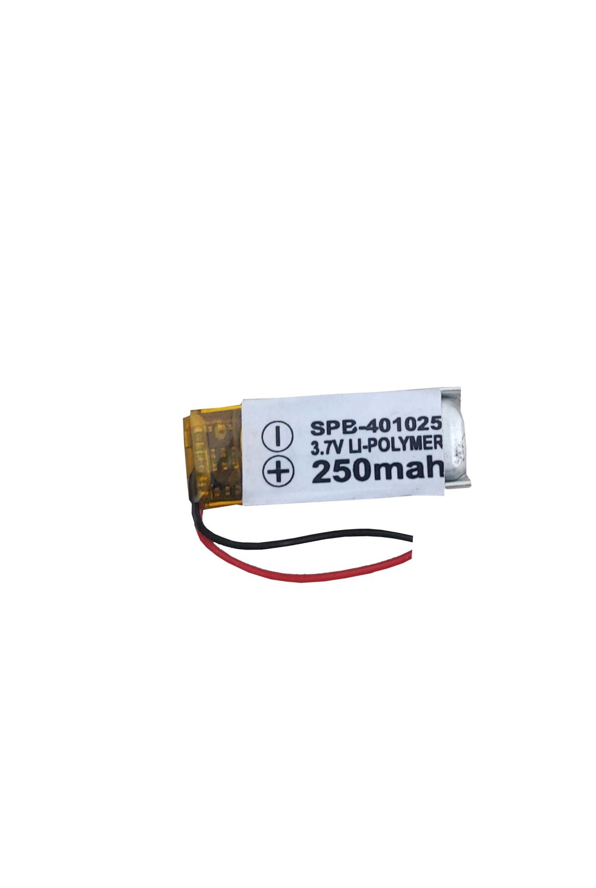 3.7V 250mAH (Lithium Polymer) Lipo Rechargeable Battery Model KP-401025