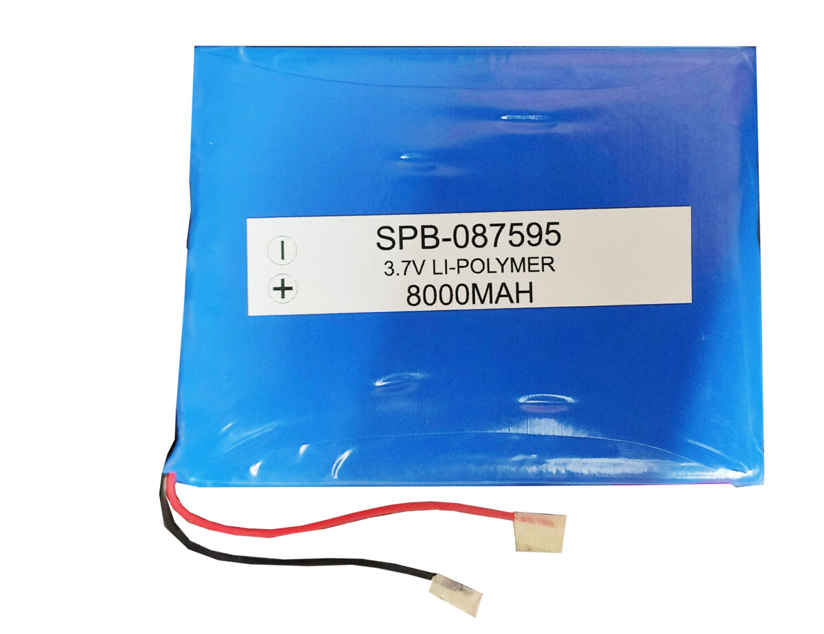 3.7V 8000mAH (Lithium Polymer) Lipo Rechargeable Battery Model SPB-087595