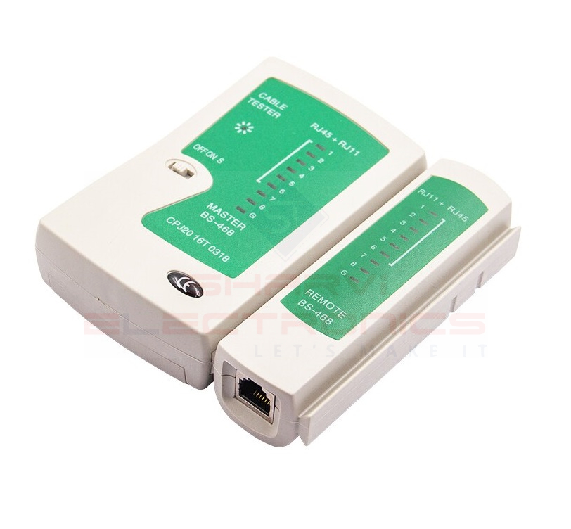 Sharvielectronics: Best Online Electronic Products Bangalore | BS 468 RJ45 And RJ11 Network Cable Tester sharvielectronics | Electronic store in Karnataka