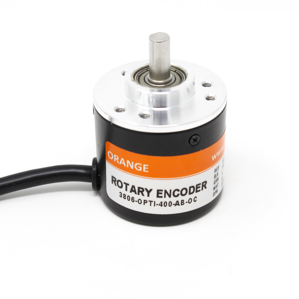 Orange 400 PPR 2-Phase Incremental Optical Rotary Encoder sharvielectronics