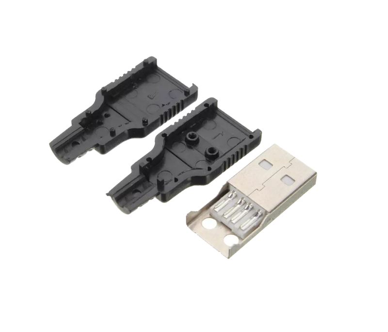 Sharvielectronics: Best Online Electronic Products Bangalore | USB Diy Slim Connector Shell A Male Plug USB 2.0 Sharvielectronics | Electronic store in Karnataka