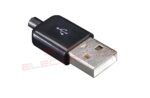 Usb Diy Slim Connector Shell - A Male Plug USB 2.0