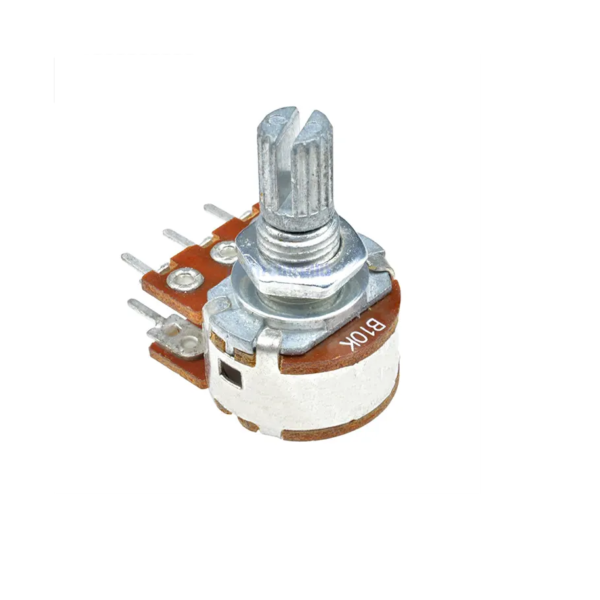 Sharvielectronics: Best Online Electronic Products Bangalore | 47K Rotary Dual Gang Potentiometer Dual Taper Rotary Potentiometer 47K Ohm 6 Pins sharvielectronics | Electronic store in Karnataka