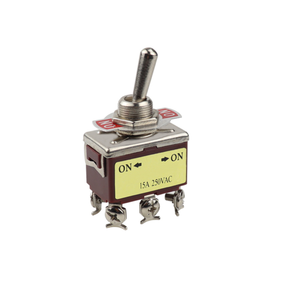 6 Pin 15A/250VAC DPDT ON-ON Toggle Switch