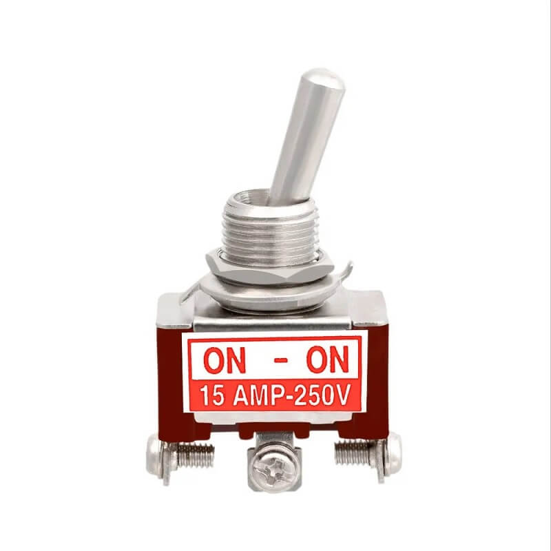 6 Pin 15A250VAC SPDT ON-ON Toggle Switch