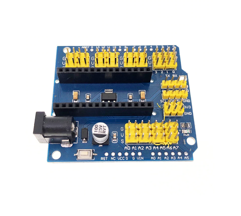 Sharvielectronics: Best Online Electronic Products Bangalore | Arduino Nano 328P Expansion Adapter Breakout Board IO Shield sharvi electronics | Electronic store in bangalore