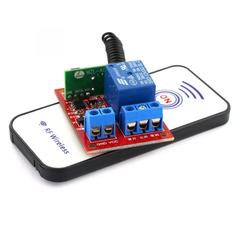 Sharvielectronics: Best Online Electronic Products Bangalore | Generic 12V One Channel RF Wireless Relay Module with Remote Control sharvielectronics 1 | Electronic store in bangalore