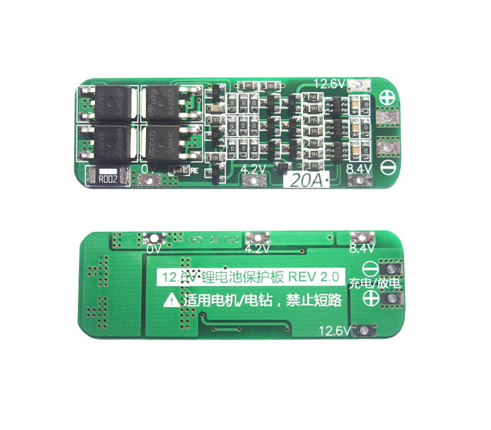 3S 20A Li-ion Lithium Battery 18650 Charger PCB BMS Protection Board 'Ce.PI