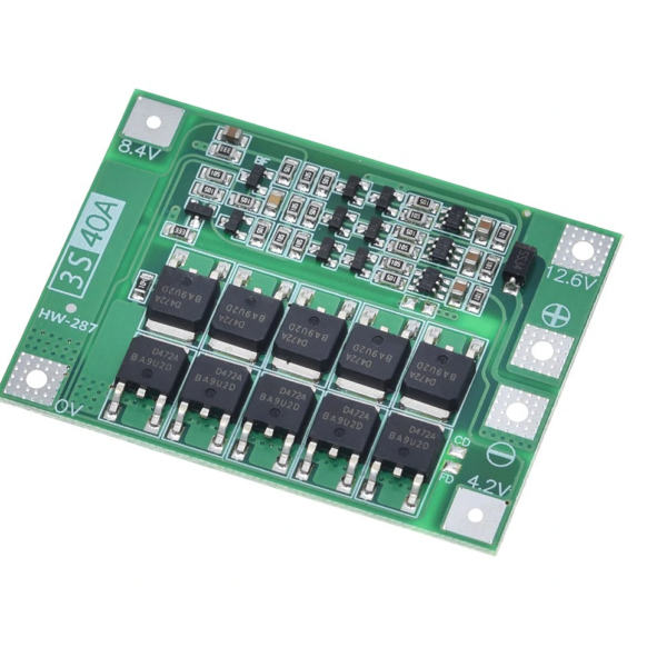 REES52 3S 12V 10A 18650 Lithium Battery Protection Board BMS Li-ion Charger  Protection Module Anti-Overcharge/Over-Discharge/Over-Current/Short