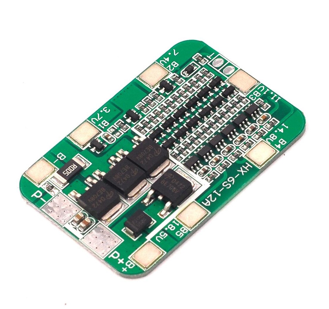 6S 12A Lithium Battery 18650 Charger PCB BMS Protection Board-_Sharvielectronics