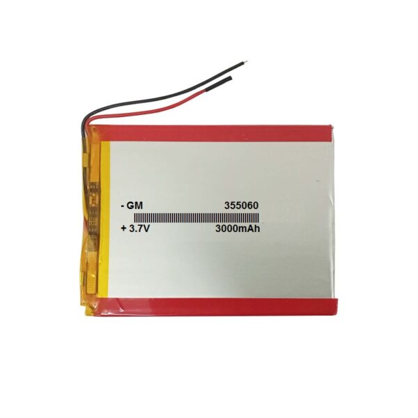 Lipo Rechargeable Battery-3.7V3000mAH- GM-355060 Model_Sharvielectronics