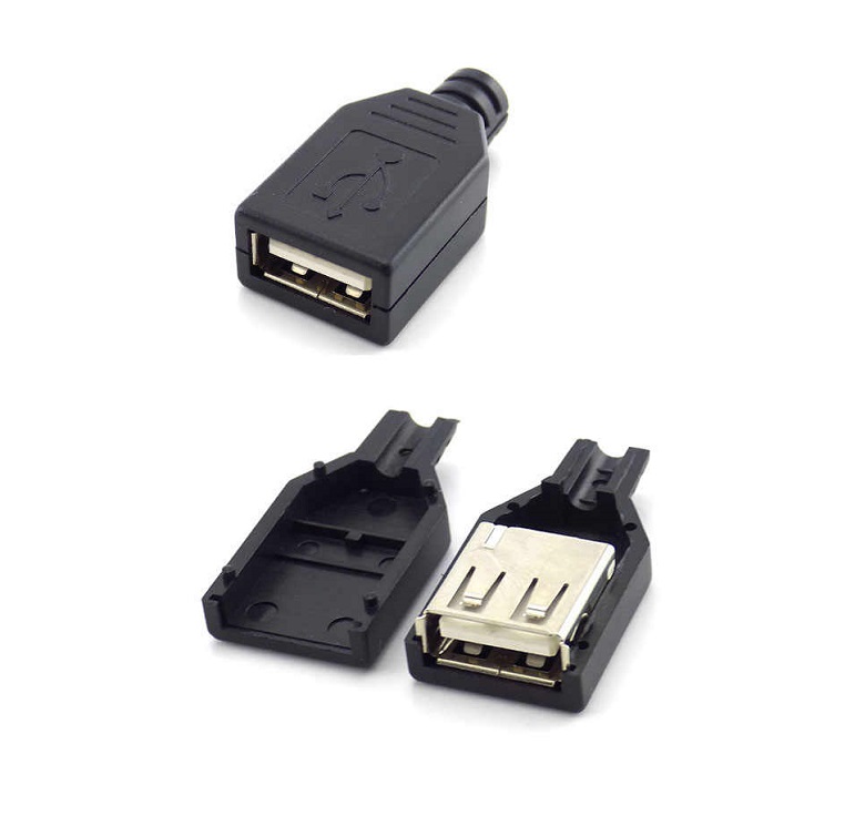 Sharvielectronics: Best Online Electronic Products Bangalore | USB Diy Slim Connector Shell A Female Plug USB 2.0 Sharvielectronics | Electronic store in bangalore