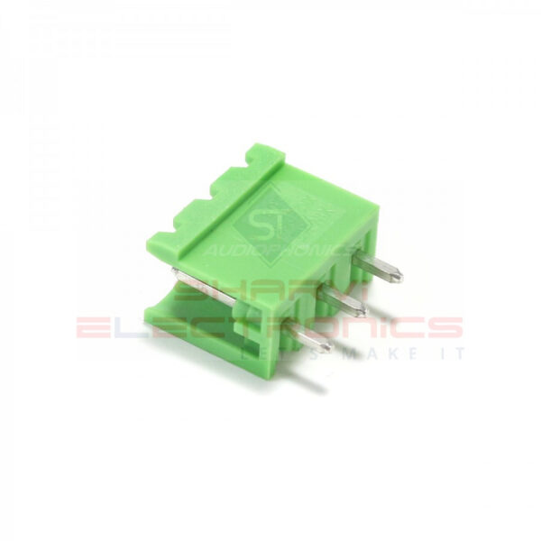 XY2500 3 Pin Straight PCB Mount Male Terminal Block Connector 7.62mm Pitch