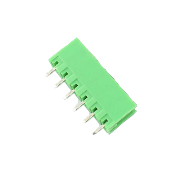 XY2500 6 Pin Straight PCB Mount Male Terminal Block Connector 7.62mm Pitch