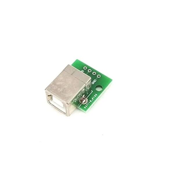 USB Type-B Female Head to DIP 4 pin Breakout PCB Module sharvielectronics.com