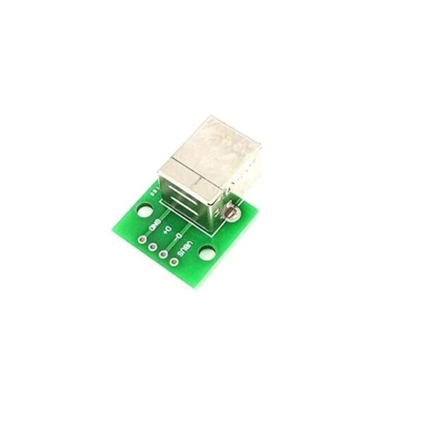 USB Type-B Female Head to DIP 4 pin Breakout PCB Module sharvielectronics.com