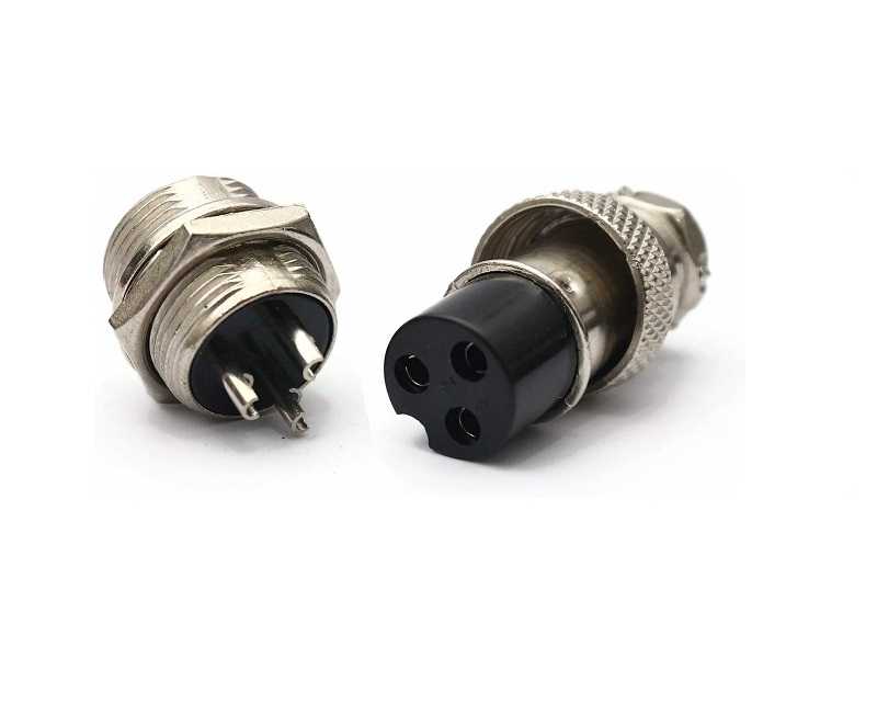 Sharvielectronics: Best Online Electronic Products Bangalore | 3 Pin AVIATION PLUG 3 Pin Male And Female Sharvielectronics | Electronic store in Karnataka