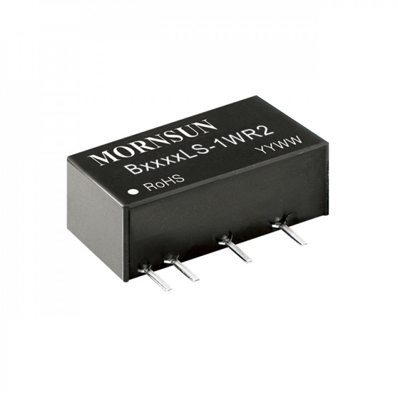 B0303LS-1WR2 Mornsun 3.3V to 3.3V DC-DC Converter 1W Power Supply Module - Ultra Compact SIP Package
