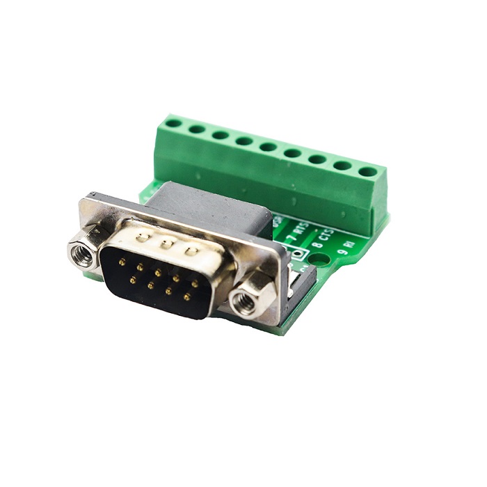 DB9 Male Screw Terminal to RS232 RS485 Conversion Board-Sharvielectronics