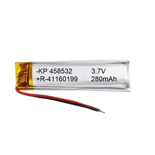 Lipo Rechargeable Battery-3.7V/280mAH-KP-458532 Model