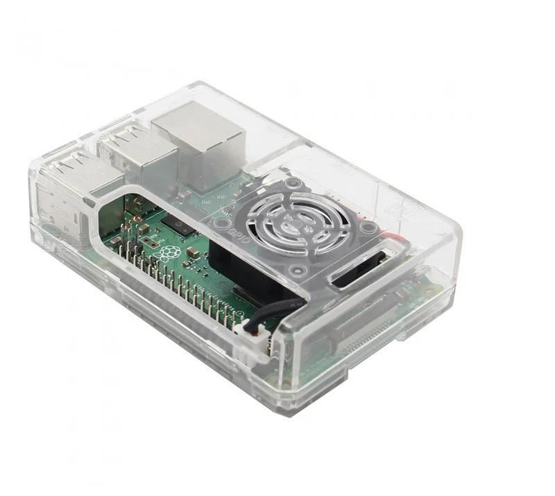 Sharvielectronics: Best Online Electronic Products Bangalore | New High Quality Transparent ABS Case for Raspberry Pi 33 with Slot for Cooling Fan GPIO Sharvielectronics 1 | Electronic store in Karnataka