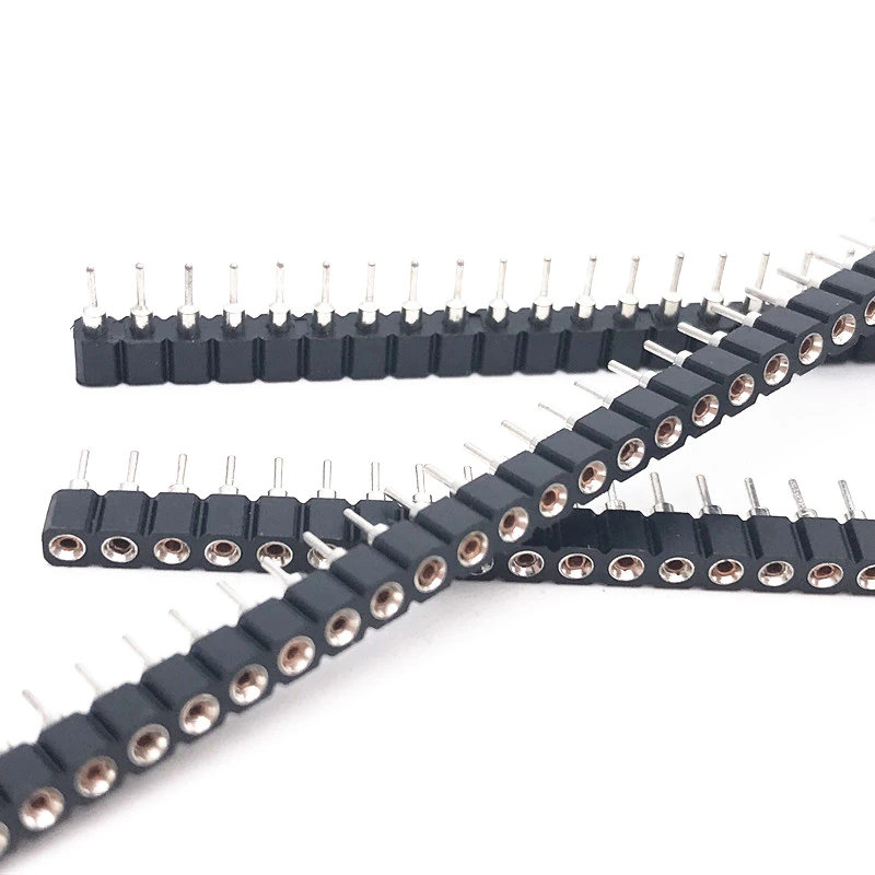 Sharvielectronics: Best Online Electronic Products Bangalore | 2.54mm Female 40x1 Pin Header Single Row Straight Round Pin SHarvielectronics | Electronic store in bangalore