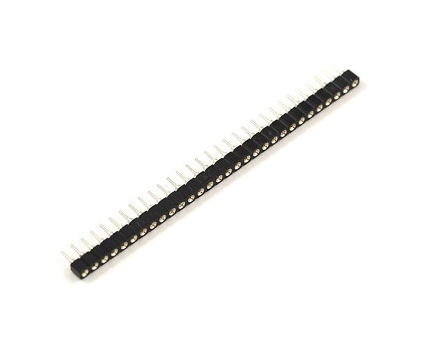 2.54mm Female 40x1 Pin Header Single Row Straight Round Pin Sharvielectronics