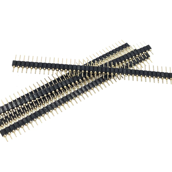 2.54mm Male 40x1 Pin Header Single Row Straight Round Pin Sharvielectronics