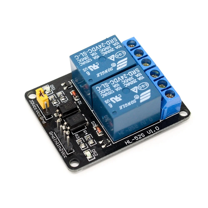 Sharvielectronics: Best Online Electronic Products Bangalore | 24V Dual Channel Relay Module With Optocoupler Sharvielectronics 1 | Electronic store in bangalore