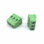 3 Pin 5mm Screw Terminal XY 128 (Dark Green) - 2 Pieces Pack Sharvielectronics
