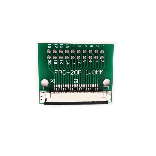 FFC FPC Adapter Board 1mm to 2.54mm Soldered Connector – 20 Pin Sharvielectronics