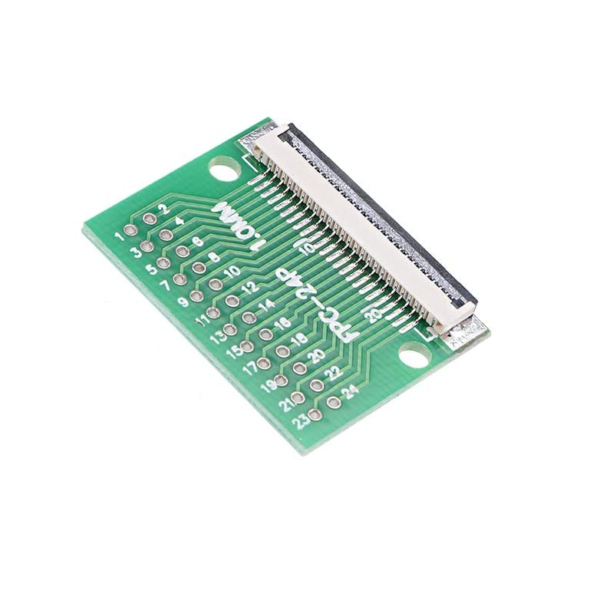 FFC FPC Adapter Board 1mm to 2.54mm Soldered Connector – 24 Pin Sharvielectronics