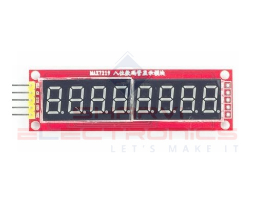 MAX7219 8 Digit Led Tube Display Control Module-Sharvielectronics