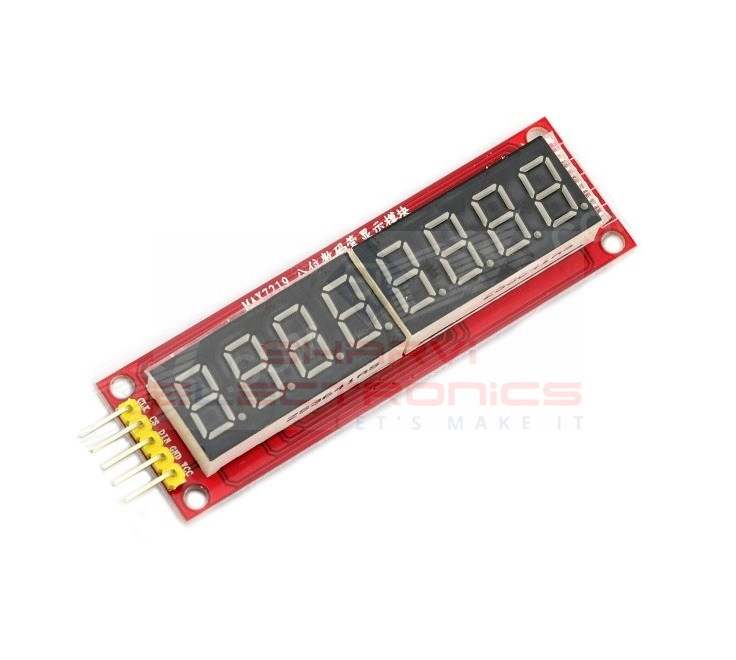 MAX7219 8 Digit Led Tube Display Control Module-Sharvielectronics