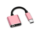USB-C Headphone Adapter Earphone 3.5mm Jack Charger Port Splitter Mic Support_-Sharvielectronics