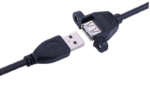 USB Type A Male To Type A Female Panel Mount Extension Cable_Sharvielectronics