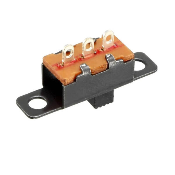 3 Pin SPDT 23.3 mm Slide Switch With 8mm Knob