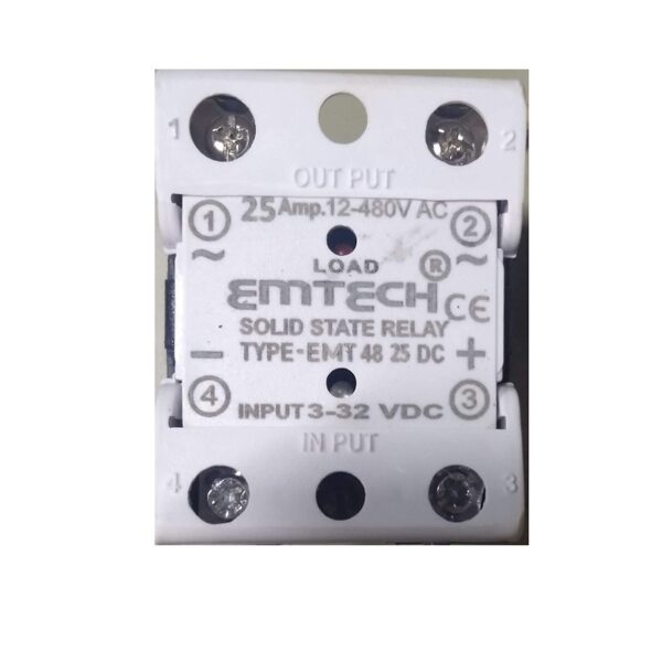 Solid State Relay Module EMT4825DC 3-32VDC - 12- 489VAC 25A Sharvielectronics