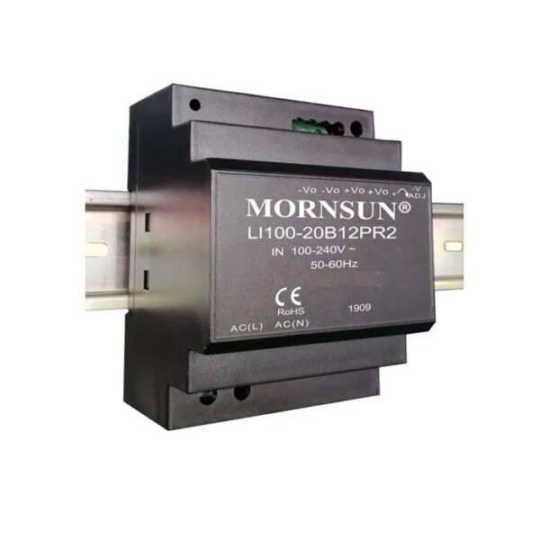 LI100-20B24PR2 Mornsun SMPS - 24V 4.2A 100.8W AC/DC DIN Rail Power Supply