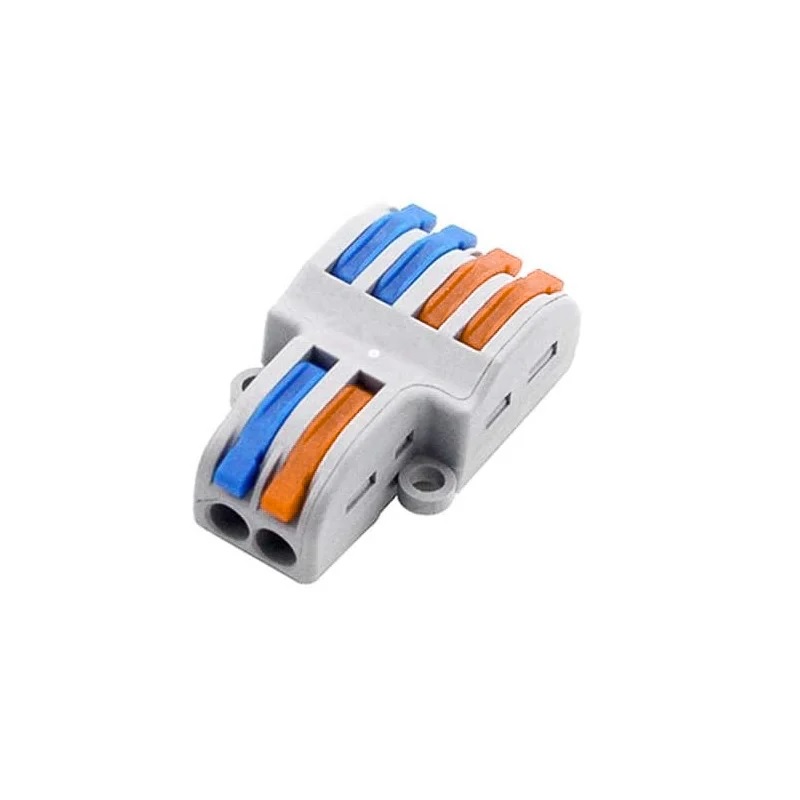 Sharvielectronics: Best Online Electronic Products Bangalore | PCT SPL 42 0.08 2.5mm 4 2 Pole Wire Connector Terminal Block with Spring Lock Lever for Cable ConnectionSharvielectronics | Electronic store in bangalore