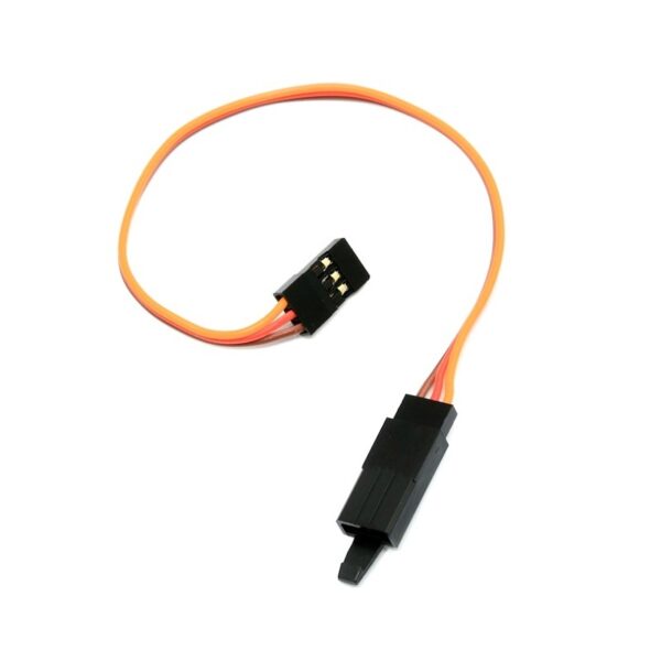 SafeConnect Flat 15 CM 22AWG Servo Lead Extension (Futaba) Cable with Hook - 15 CM Sharvielectronics