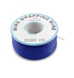 B-30 1000 Insulated PVC Coated 30AWG Wire Wrapping Blue Wire-230 Meter Sharvielectronics