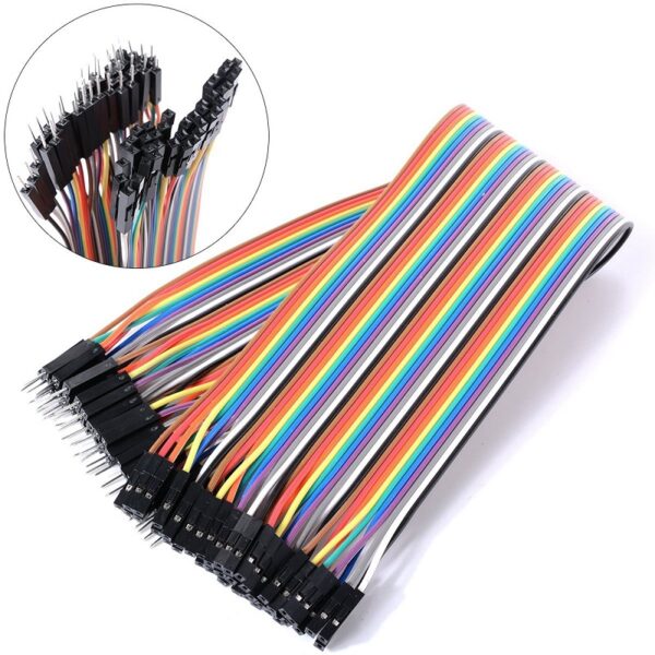Male to Female Jumper Wire Connector - 40 Pieces-Sharvielectronics