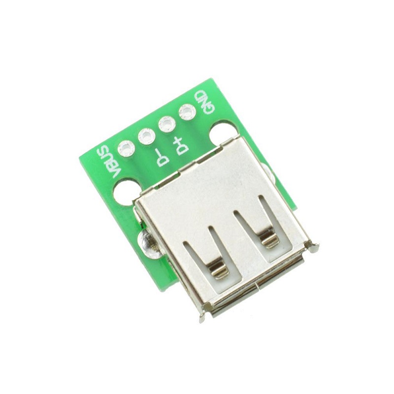 USB Female to 2.54mm Breakout Board with Direct 4 Pin Adapter Board Sharvielectronics