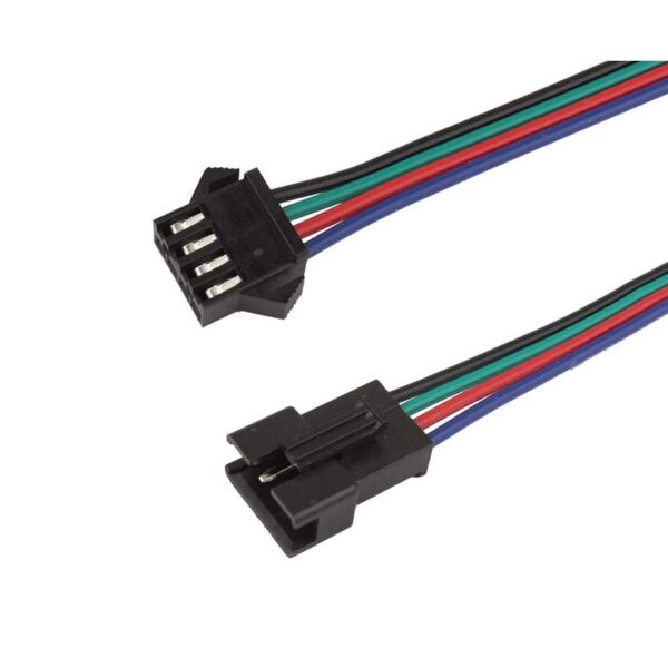 22 AWG JST SM 4 Pin Plug Male and Female Connector with 115 mm wire
